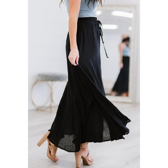 Sweet Lovely by Jen Leaps and Bounds Slit Maxi Skirt - Picture 4 of 6